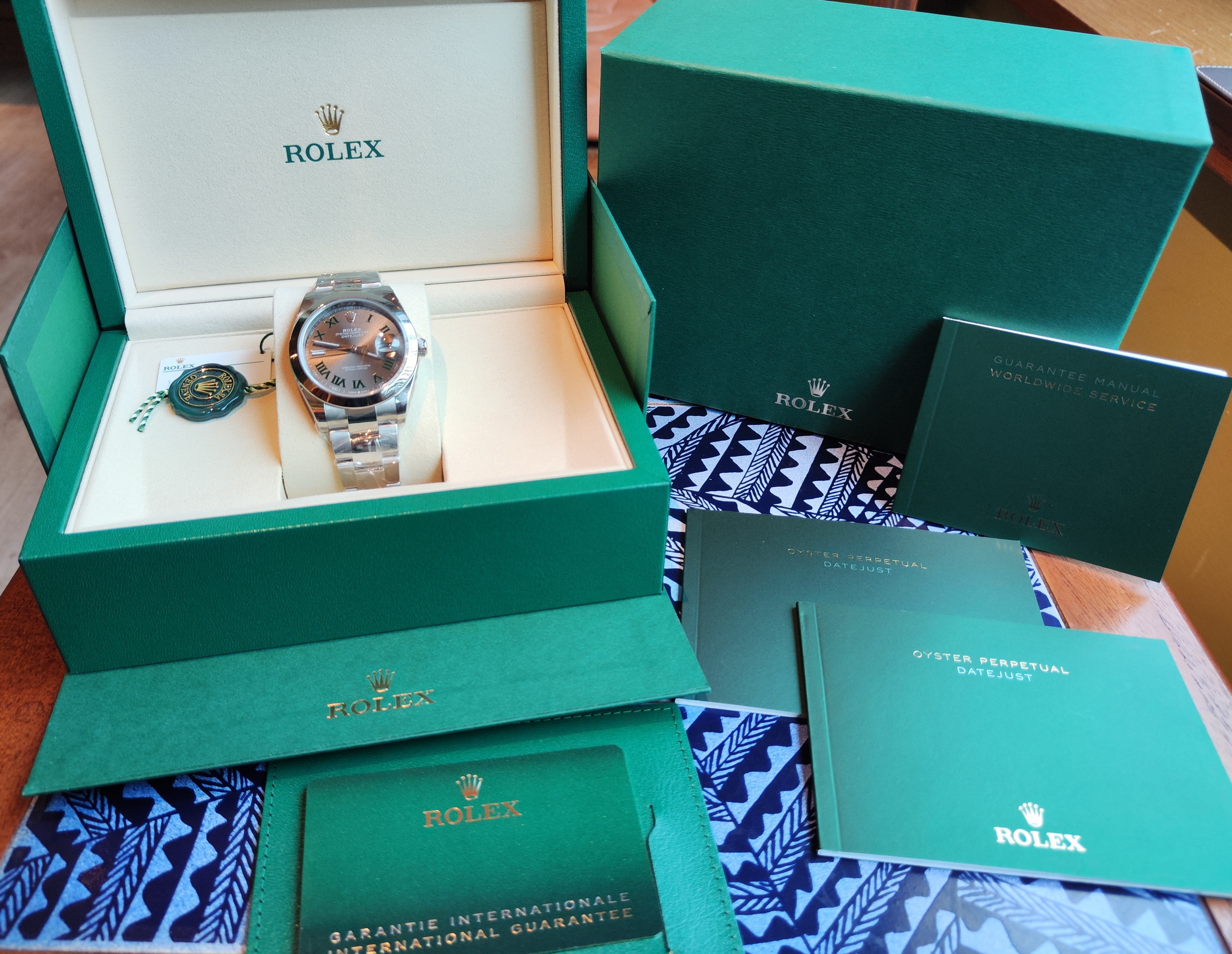 勞力士 全新 126300 綠羅馬面盤 大錶徑41mm 自動上鍊 羅馬數字~原廠盒單 2026最新 5