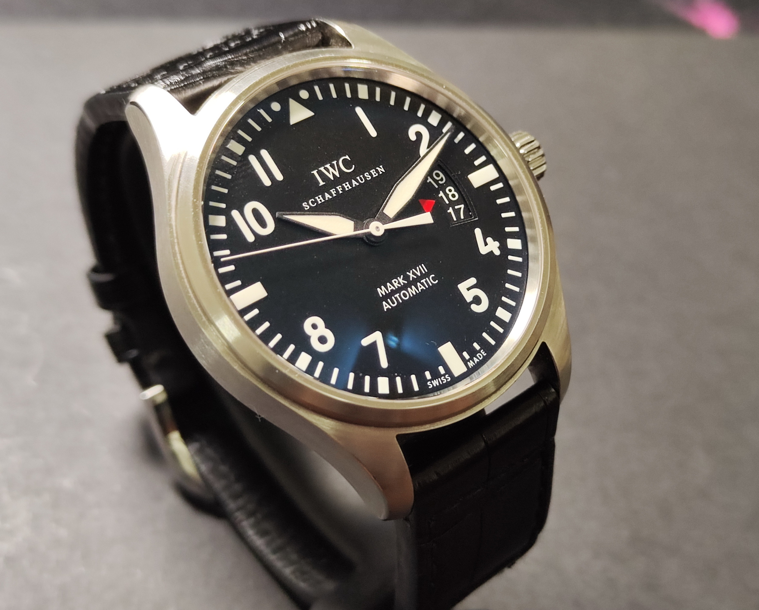 萬國 IWC 馬克17 飛行員系列 錶徑41mm 自動上鍊 扇型日期窗~原廠盒單 國內AD 3