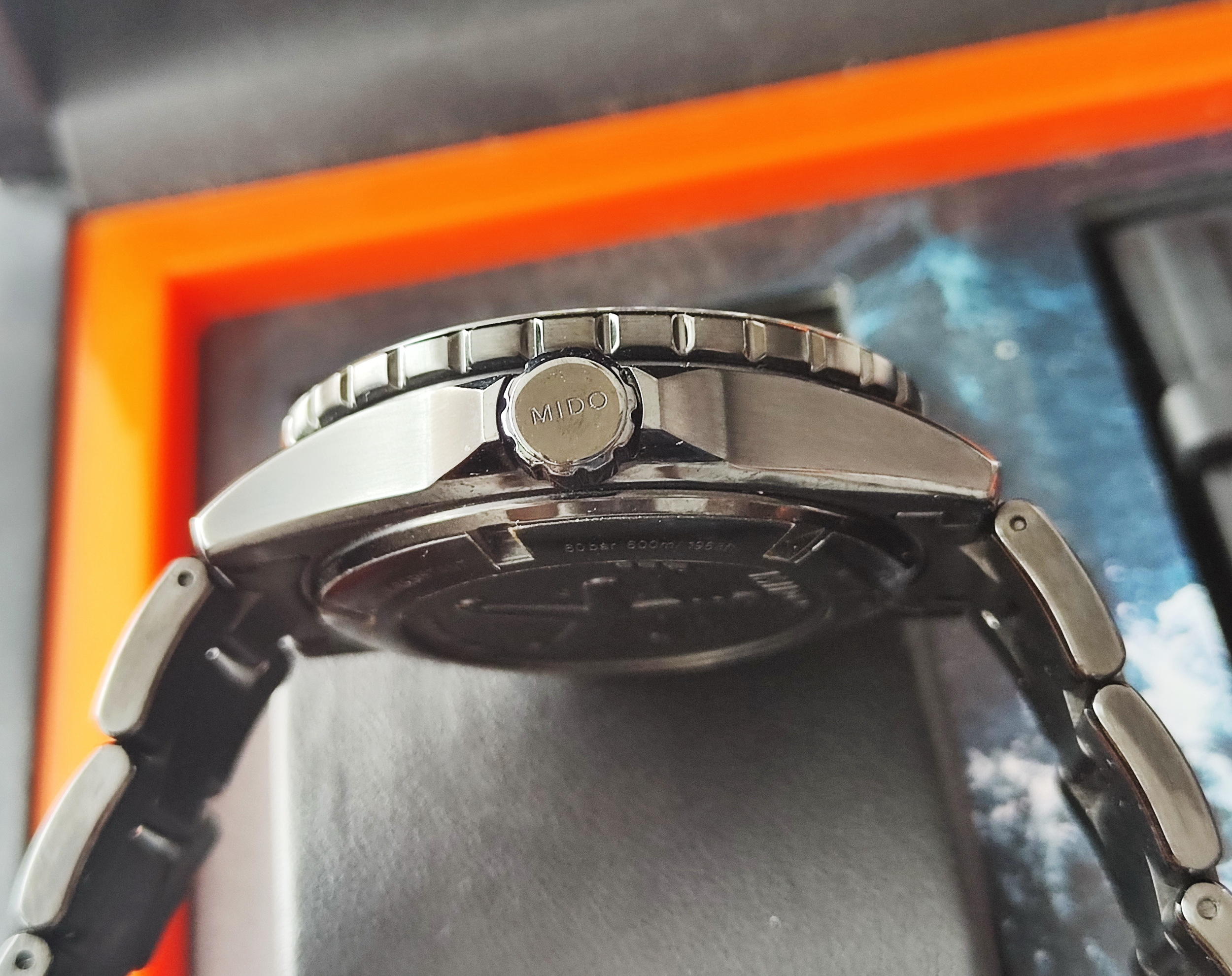 美度 MIDO 海洋之星 黑色錶殼 大錶徑43.5mm 自動上鍊 600米排氦 陶瓷圈~原廠盒單 2022AD 4