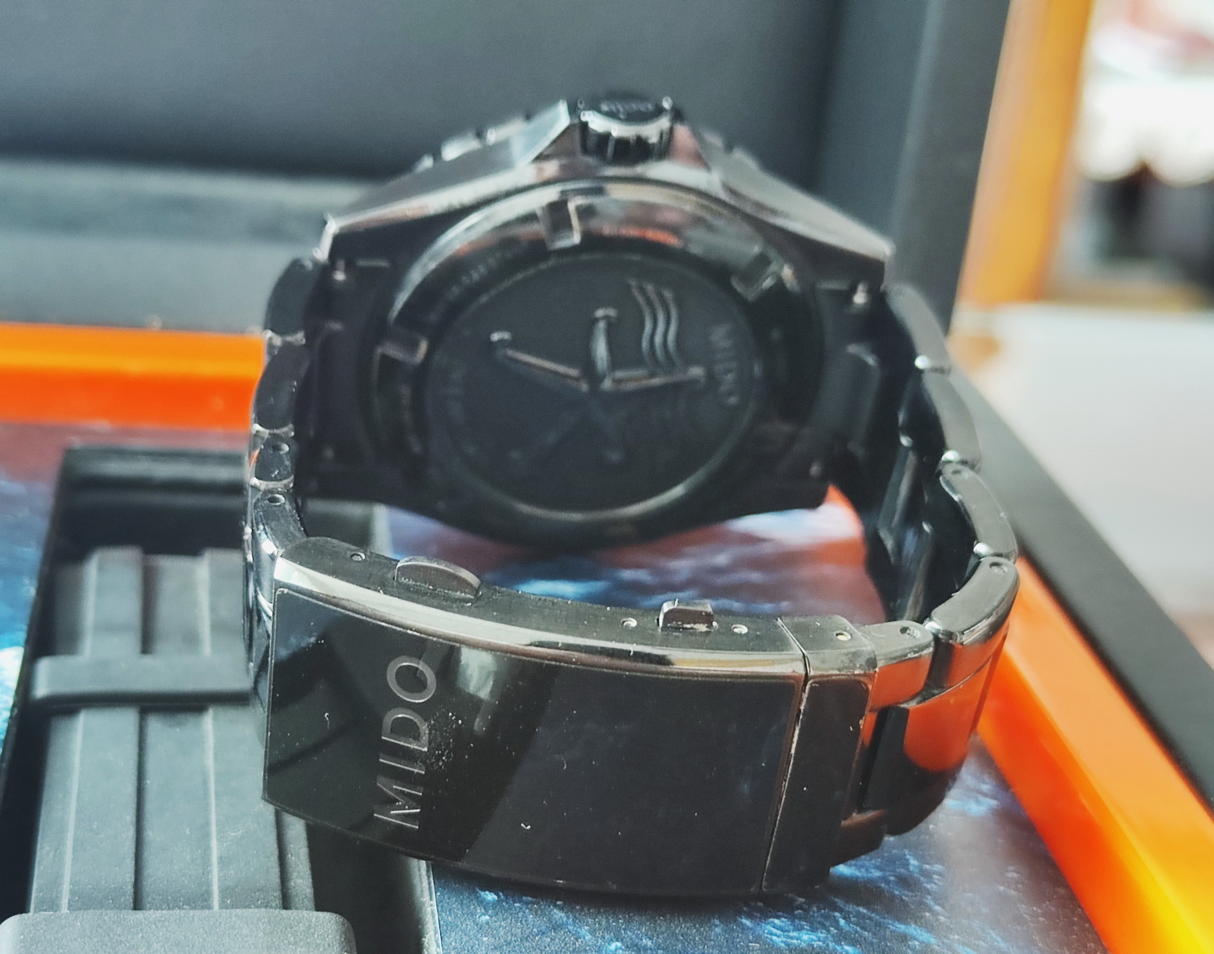 美度 MIDO 海洋之星 黑色錶殼 大錶徑43.5mm 自動上鍊 600米排氦 陶瓷圈~原廠盒單 2022AD 8